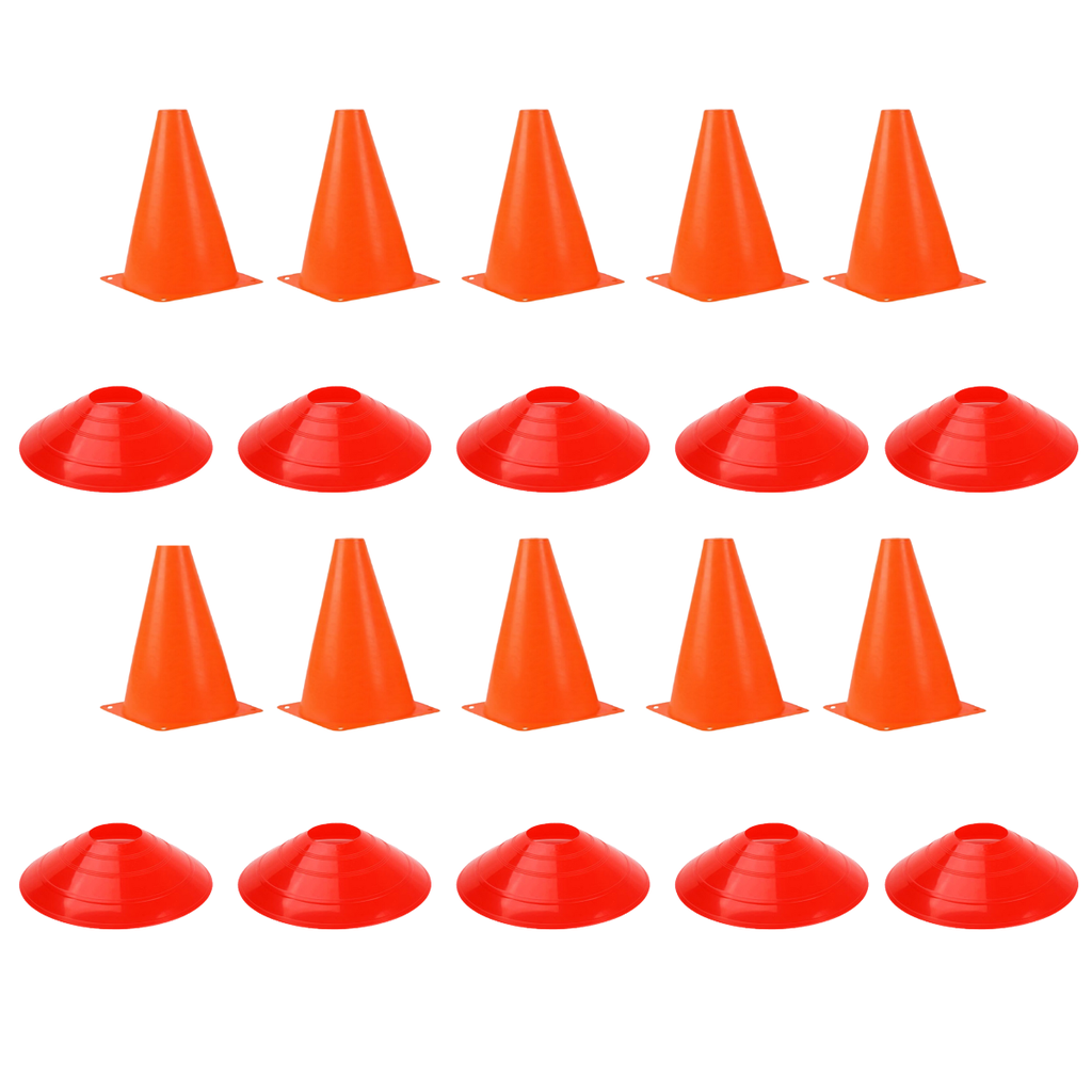 ​​​Paquete 10 platos y 10 conos 23 cm Wod Pro