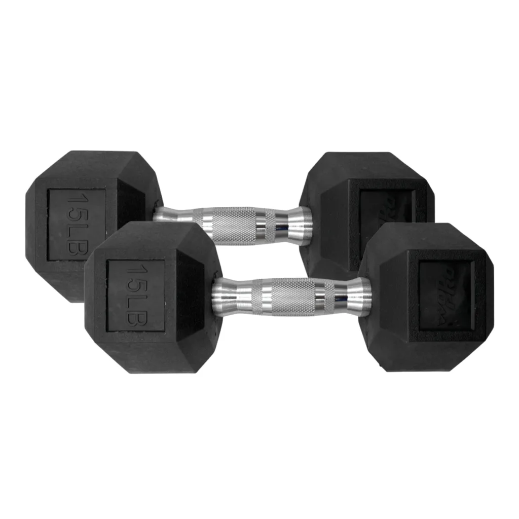 Par de Mancuernas Hexagonales Wod Pro 15 Lbs