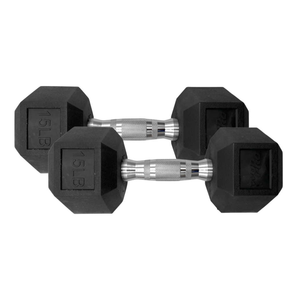 Par de Mancuernas Hexagonales Wod Pro 15 Lbs