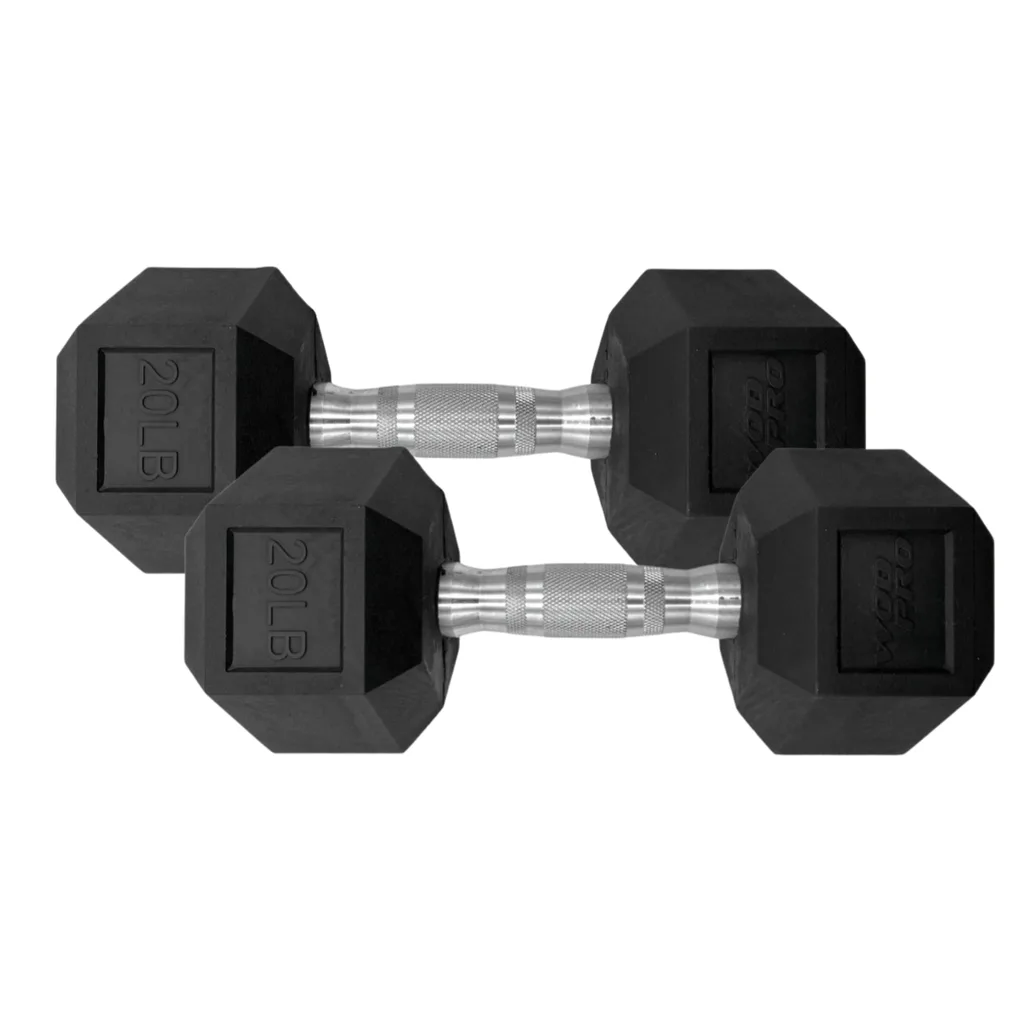 [W000011121] Par de Mancuernas Hexagonales Wod Pro 20 Lbs