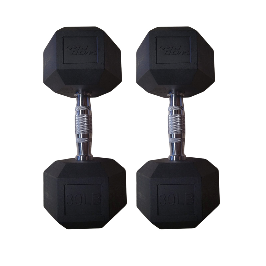 Par de mancuernas hexagonales 30 Libras Wod Pro