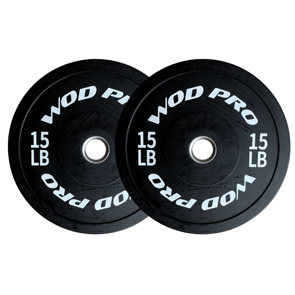 Par de bumpers rígidos 15 lb Wod Pro