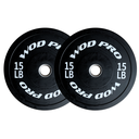 Par de bumpers rígidos 15 lb Wod Pro