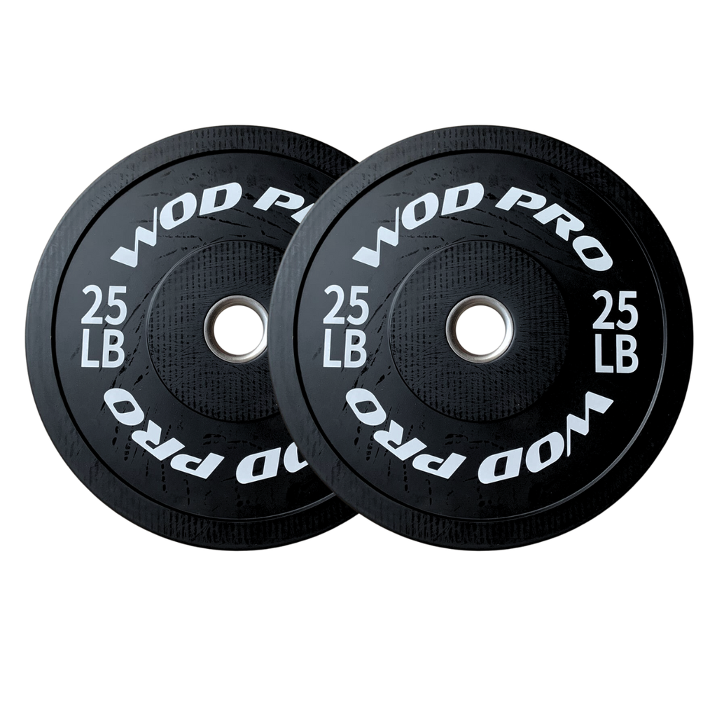 [W000011131] Par de bumpers rígidos 25 lb Wod Pro