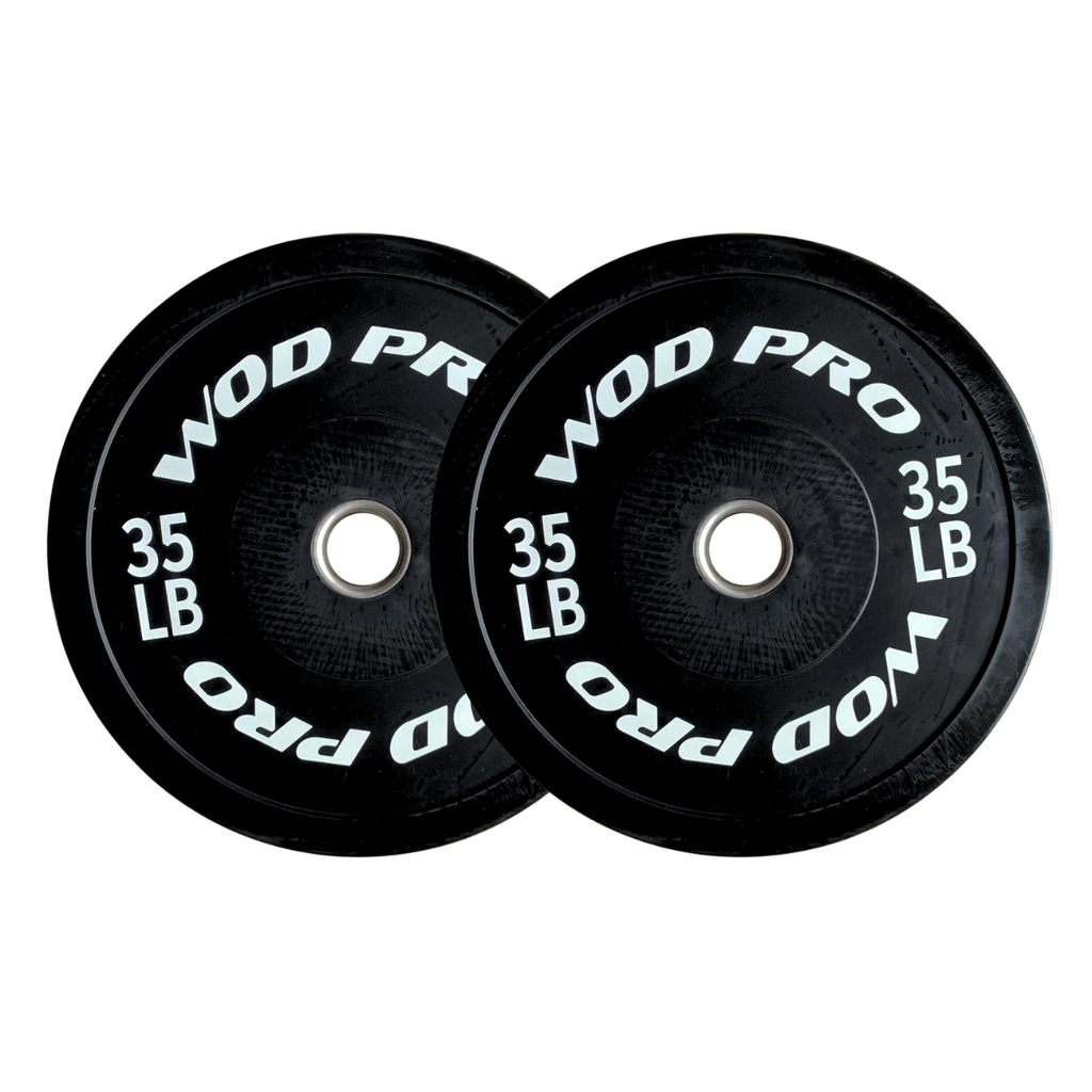 [W000011132] Par de bumpers rígidos 35 lb Wod Pro