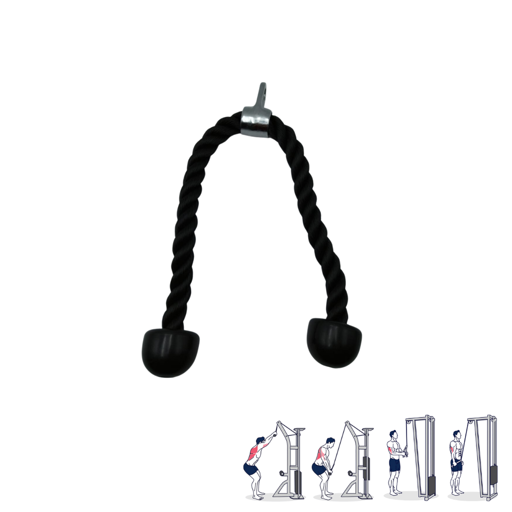 [W000012242] ​Agarre doble de cuerda para tríceps Wod Pro