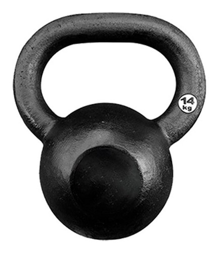 [W00005369] Pesa Rusa 14 kg pintura negra FTS