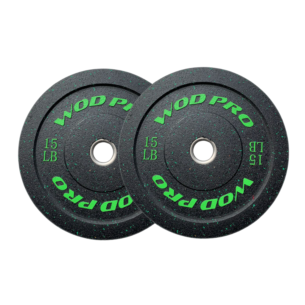 [W000013266] Par de Discos Bumper Hi-Temp Wod Pro 15 lbs 