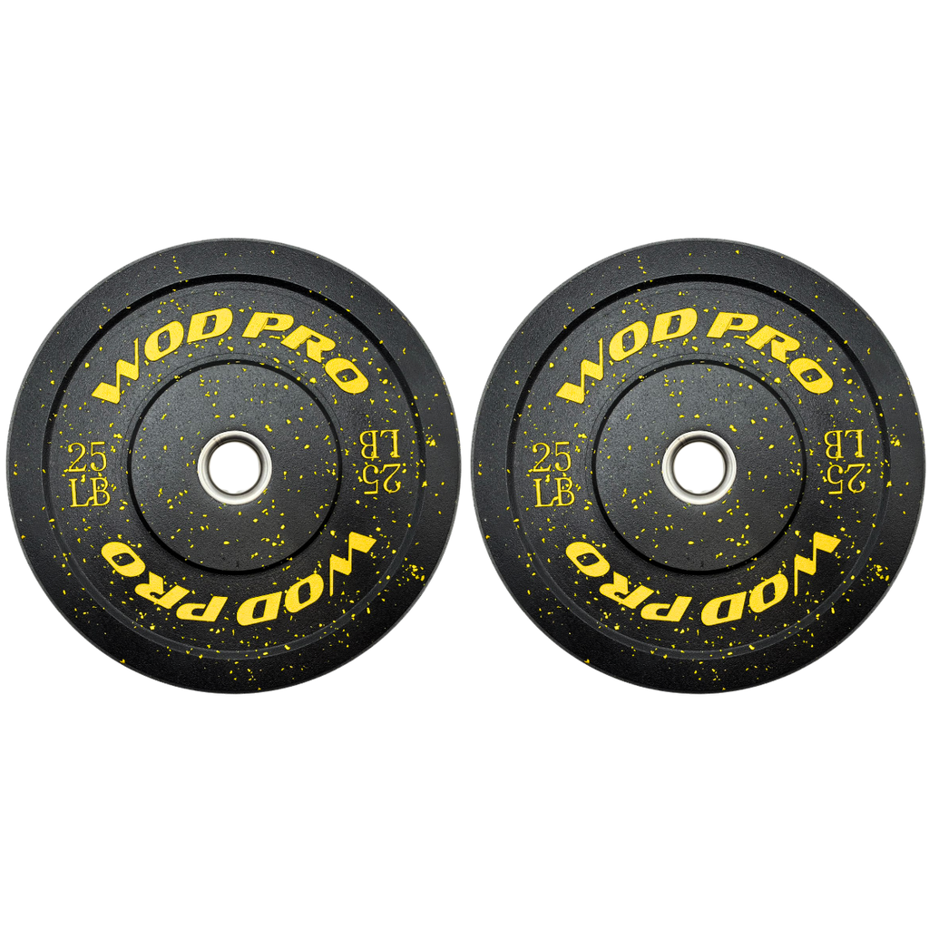 Par de Discos Bumper Hi-Temp Wod Pro 25 lbs