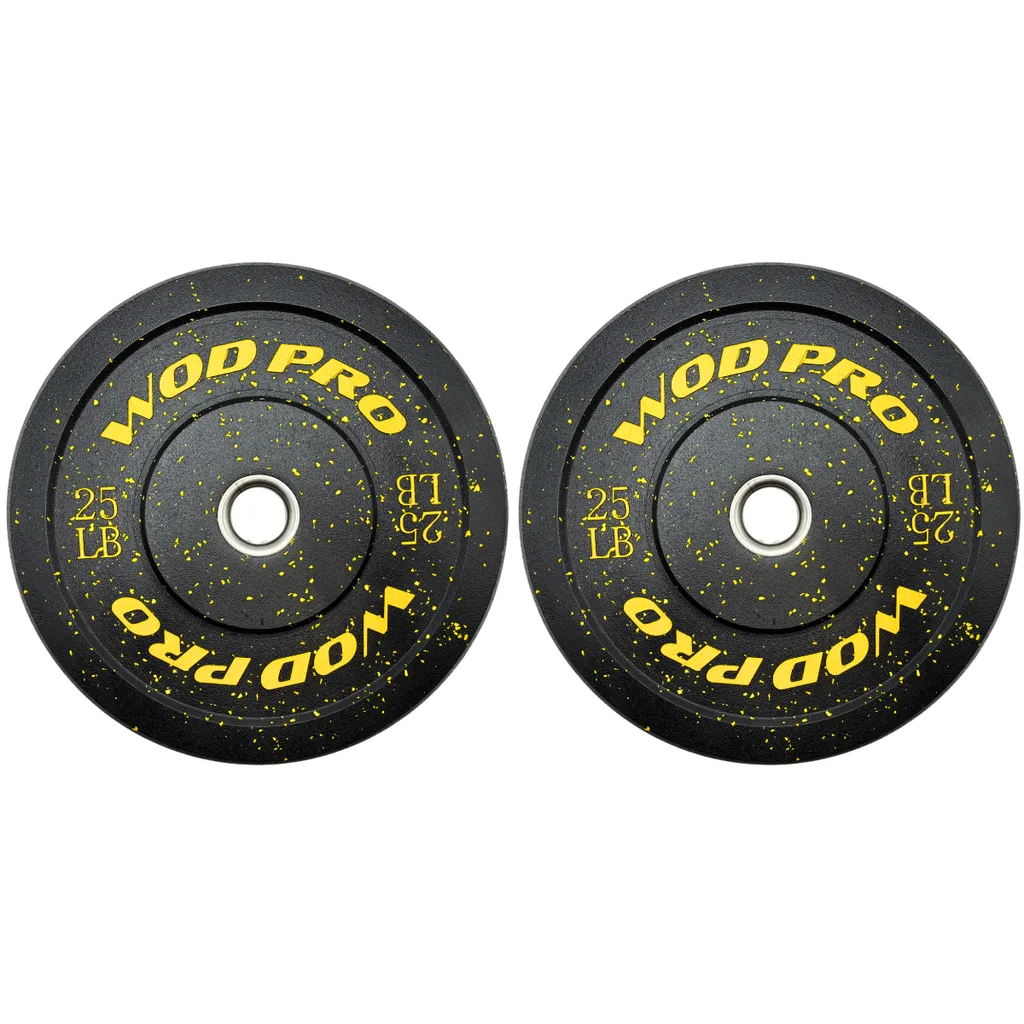 Par de Discos Bumper Hi-Temp Wod Pro 25 lbs