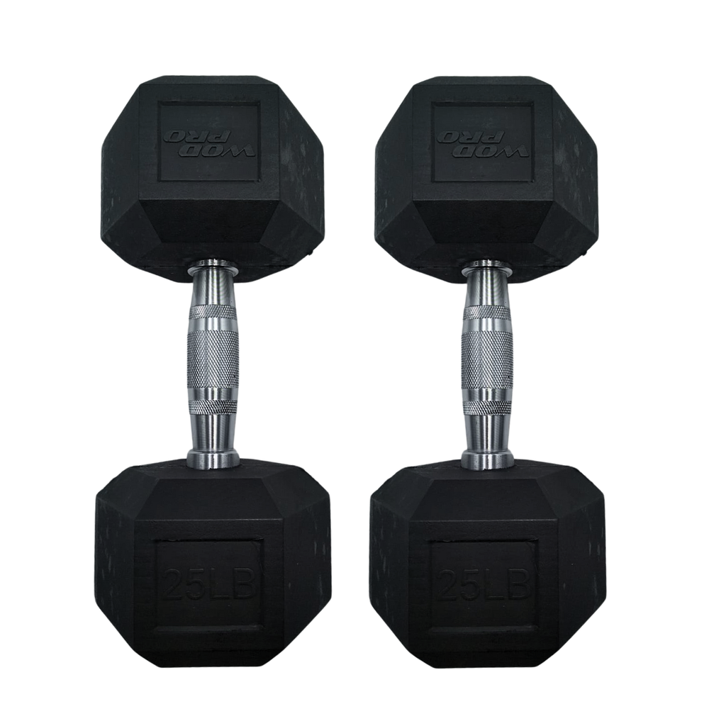 Par de mancuernas hexagonales 25 Libras Wod Pro