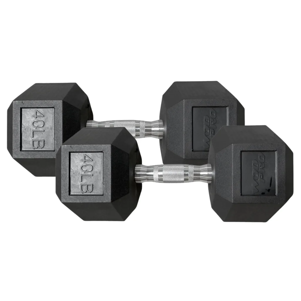 [W000013416] Par de Mancuernas Hexagonales Wod Pro 40 Lbs