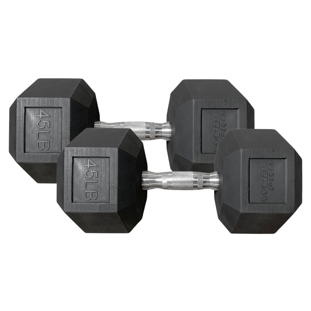 Par de Mancuernas Hexagonales Wod Pro 45 Lbs