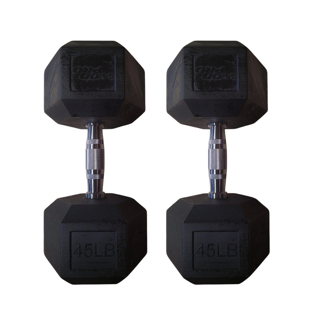 Par de mancuernas hexagonales 45 Libras Wod Pro