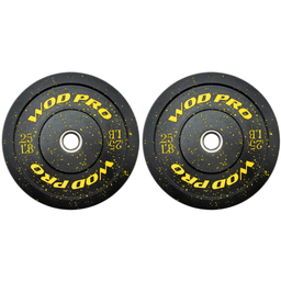 [W000013267] Par de Discos Bumper Hi-Temp Wod Pro 25 lbs