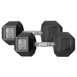 [W000013416] Par de Mancuernas Hexagonales Wod Pro 40 Lbs