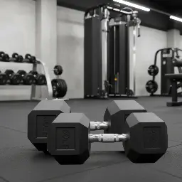 [W000013418] Par de Mancuernas Hexagonales Wod Pro 50 Lbs