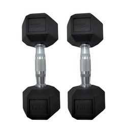 [W000014765] Par de mancuernas hexagonales 12 Libras Wod Pro
