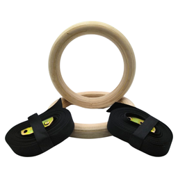 [W000015229] ​​​Par de Aros de Madera para Crossfit Wod Pro