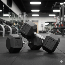 [W000017044] Par de Mancuernas Hexagonales Wod Pro 55 lbs