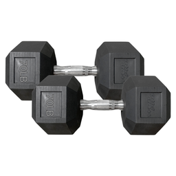 [W000017460] Par de Mancuernas Hexagonales Wod Pro 70 lbs