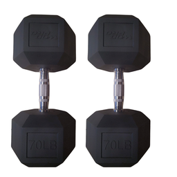 [W000017460] Par de mancuernas hexagonales 70 libras Wod Pro