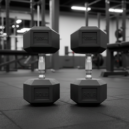 [W000017465] Par de Mancuernas Hexagonales Wod Pro 80 lbs 