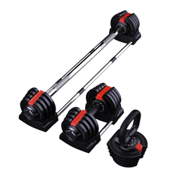 [W000018665] ​​Set ajustable 19 kg pesas 3 en 1 Wod Pro