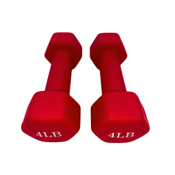 [W000022525] Par de mancuernas recubiertas de neopreno 4 libras Wod Pro