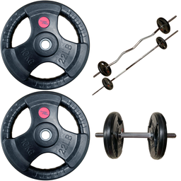 [W000024647] Par de discos estándar recubiertos 10 kg Wod Pro
