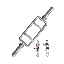 [W000027138] Barra Olímpica Romana IronFit para Tríceps