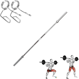 Barra Semi-olímpica IronFit 1.8m 11.8kg Sin Bujes