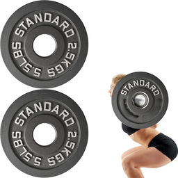 [W000027413] Par de discos de acero negro 2.5 kg Wod Pro