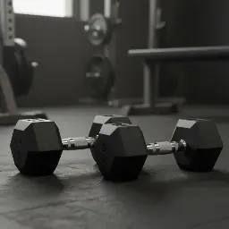 [W000028582] Par de Mancuernas Hexagonales IronFit 3 Lbs