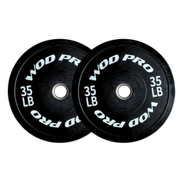 [W000011132] Par de bumpers rígidos 35 lb Wod Pro